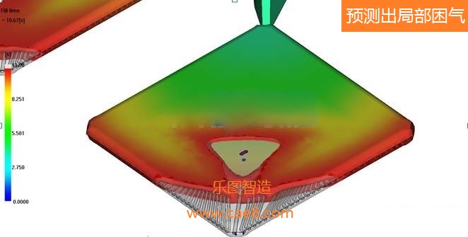 IC芯片封装模流分析仿真