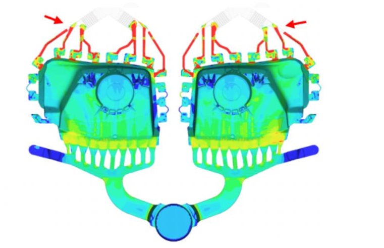 FLOW3d减震塔铸造模拟模流分析(图11)